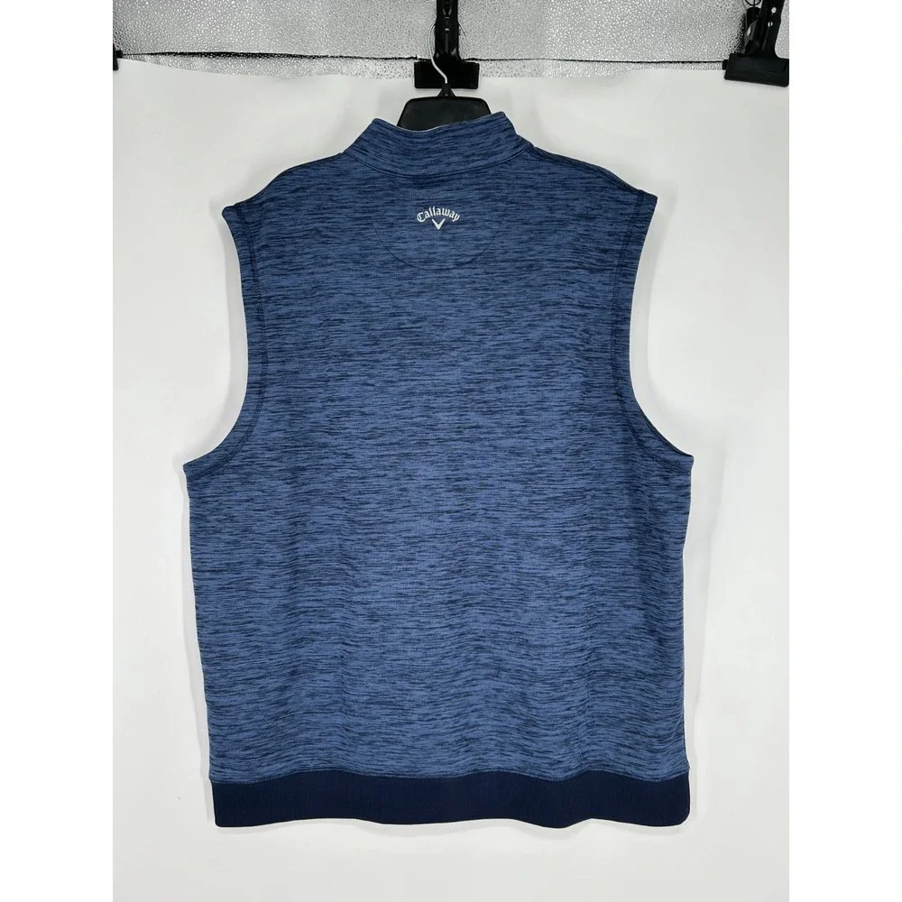 Callaway Golf Vest Mens‎ 3XL Weather Series 1/4 Quarter Zip Sleeveless Pullover